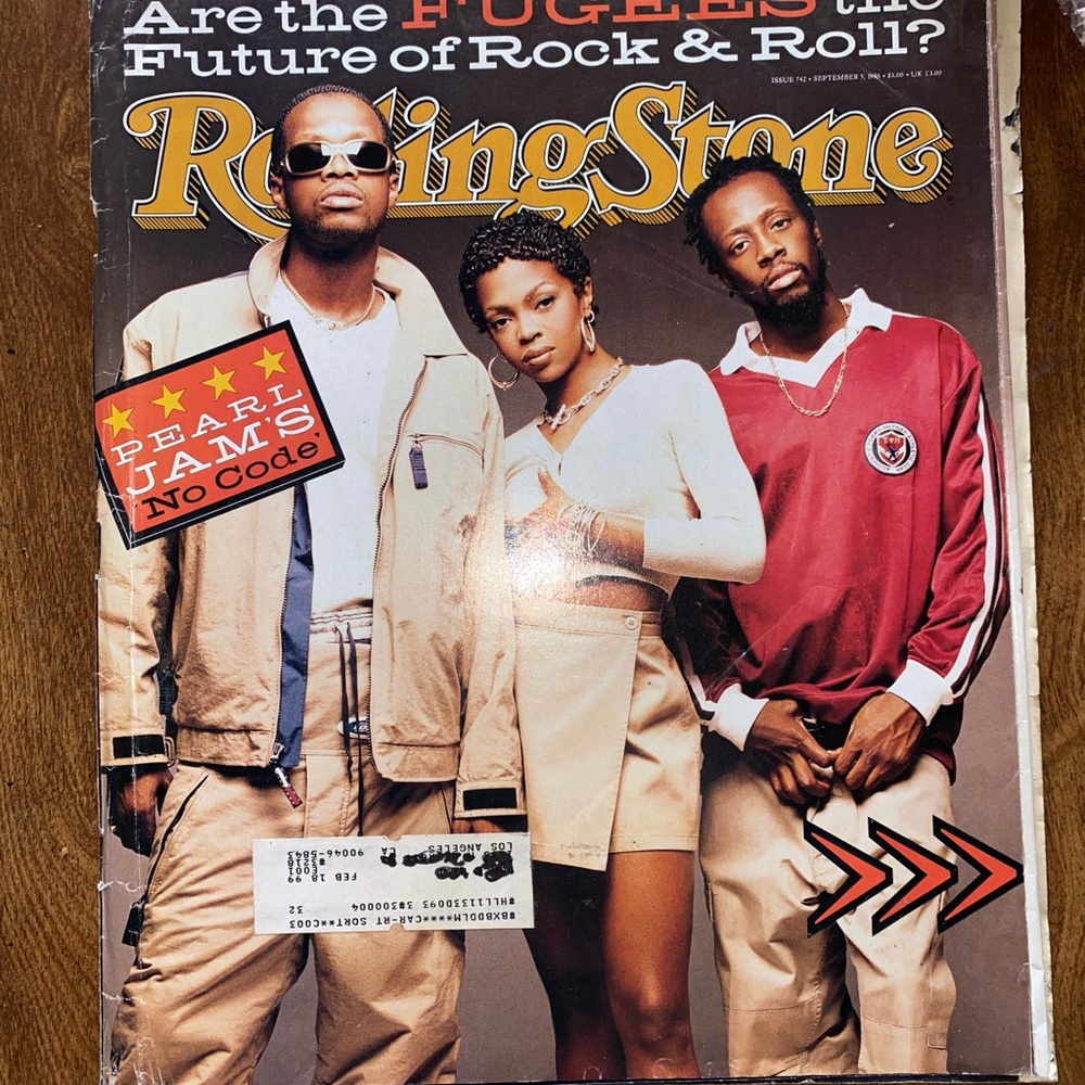 Rolling Stone Magazine Featuring The Fugees